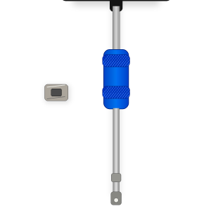 1/4" Spinner T-Handle Wrench with adpator 1/4'' to 3/8''