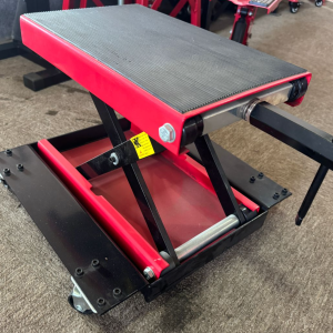 Motorcycle Center Scissor Lift Jack with Casters / Wheels 1100LBS