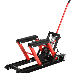 Hydraulic Motorcycle ATV Lift Jack 1500 LBS with tie down