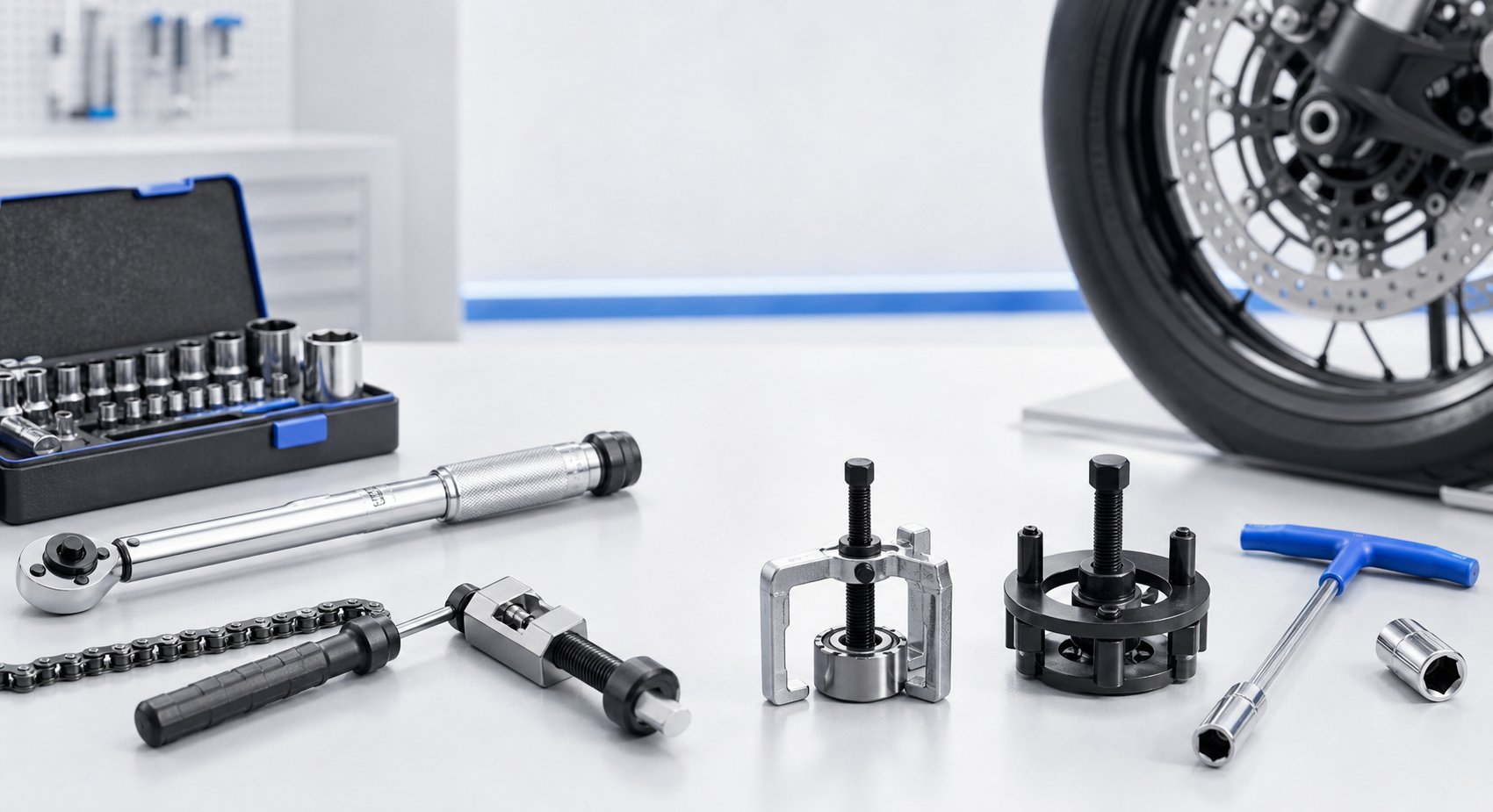 Specialty motorcycle repair tools